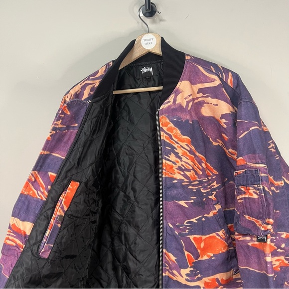 Stussy Tigris Camo Bomber Jacket - Picture 5 of 6